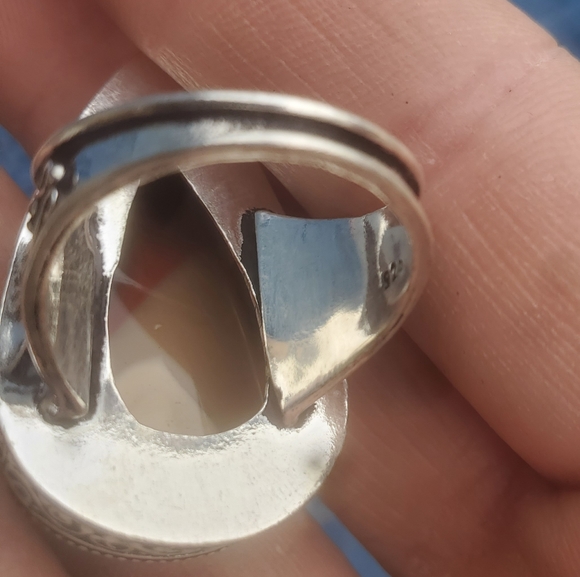 New Mookaite Jasper 925 Silver Statement Ring. - Picture 16 of 16